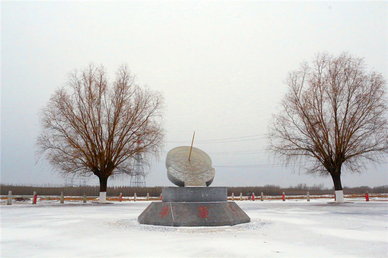 雪后的梯子坝